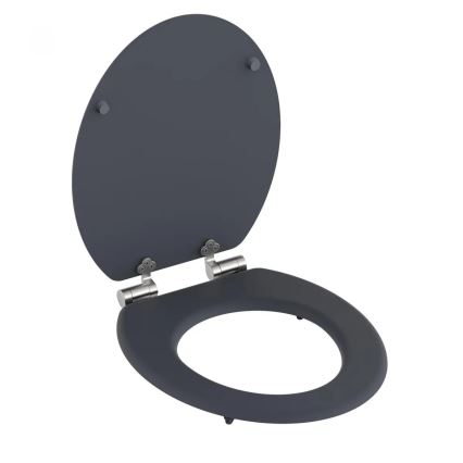 Schütte 80104 - Toiletsæde SPIRIT Antracit SoftClose i MDF-træ