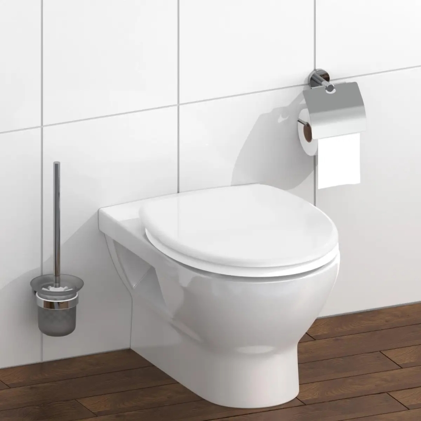 Schütte 82100-A - Toiletsæde i hvidt duroplast med SoftClose