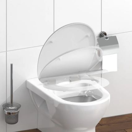 Schütte 82100-A - Toiletsæde i hvidt duroplast med SoftClose