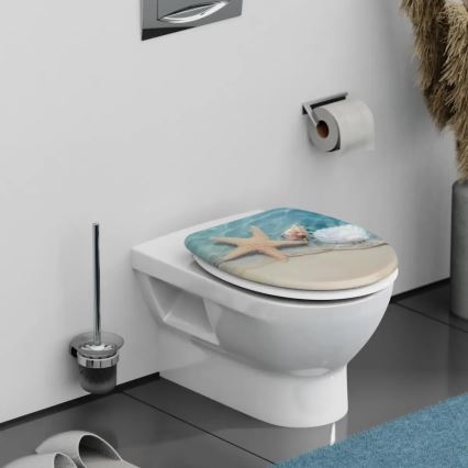 Schütte 82196 - Toiletsæde BEACH med SoftClose i duroplast