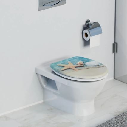 Schütte 82196 - Toiletsæde BEACH med SoftClose i duroplast