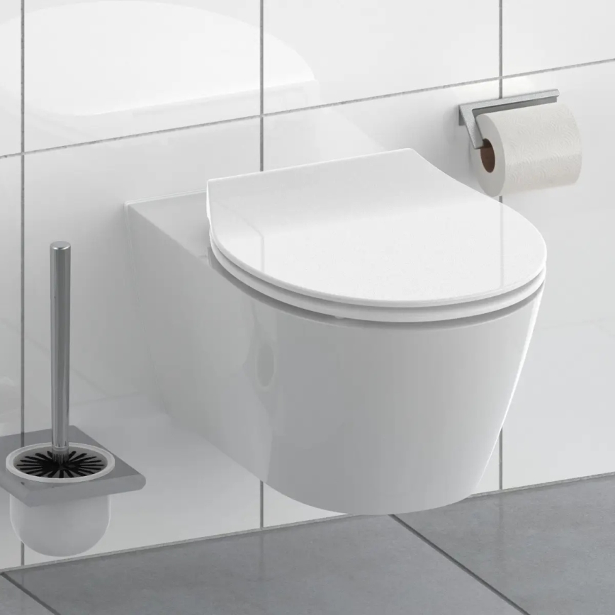 Schütte 82700 - Toiletsæde SLIM WHITE SoftClose i duroplast