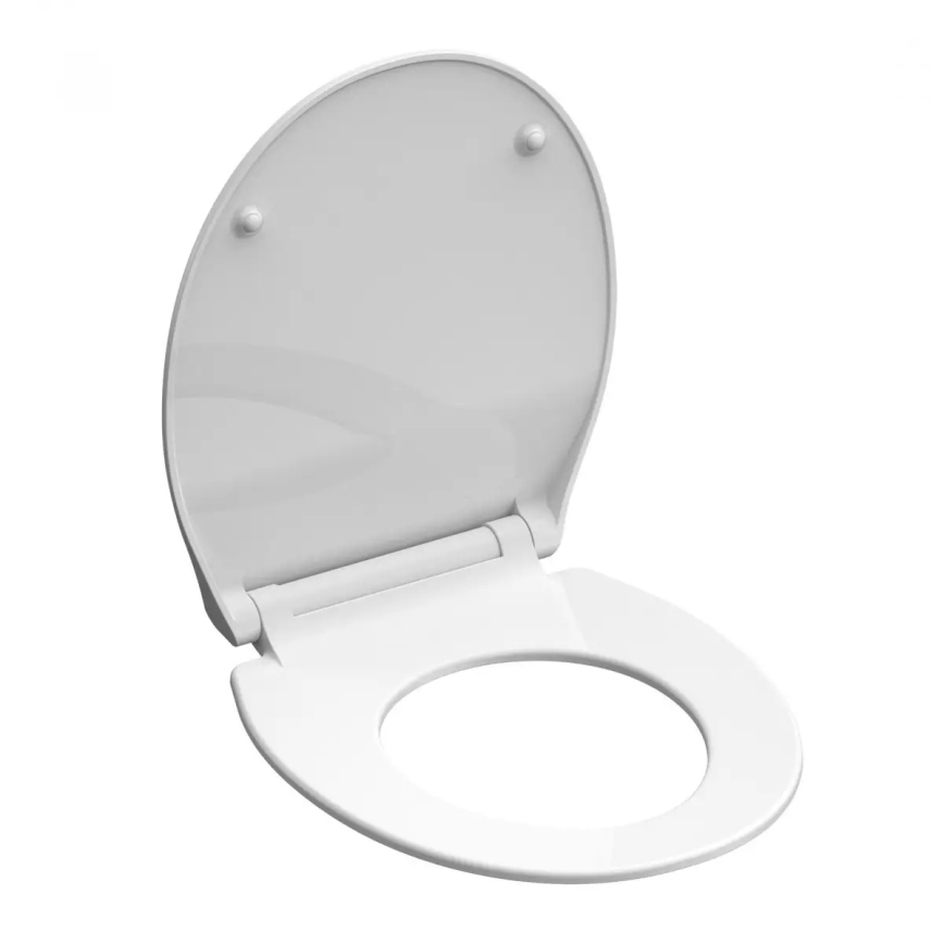 Schütte 82700 - Toiletsæde SLIM WHITE SoftClose i duroplast