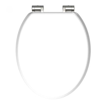 Schütte 84100-A - Toiletsæde HVID SoftClose MDF-træ