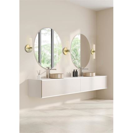 Searchlight - LED dæmpbar badeværelses væglampe ABERDEEN LED/7W/230V IP44 messing