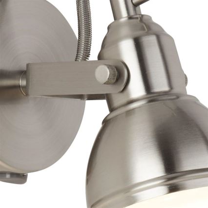 Searchlight - Vægspot FOCUS 1xGU10/50W/230V mat krom