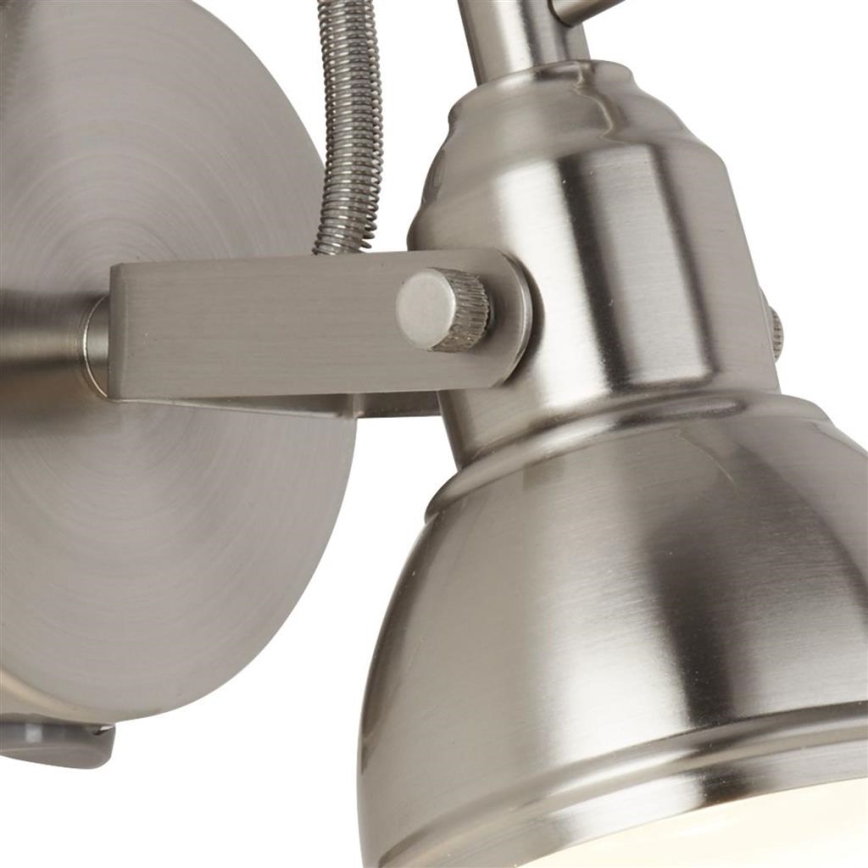 Searchlight - Vægspot FOCUS 1xGU10/50W/230V mat krom