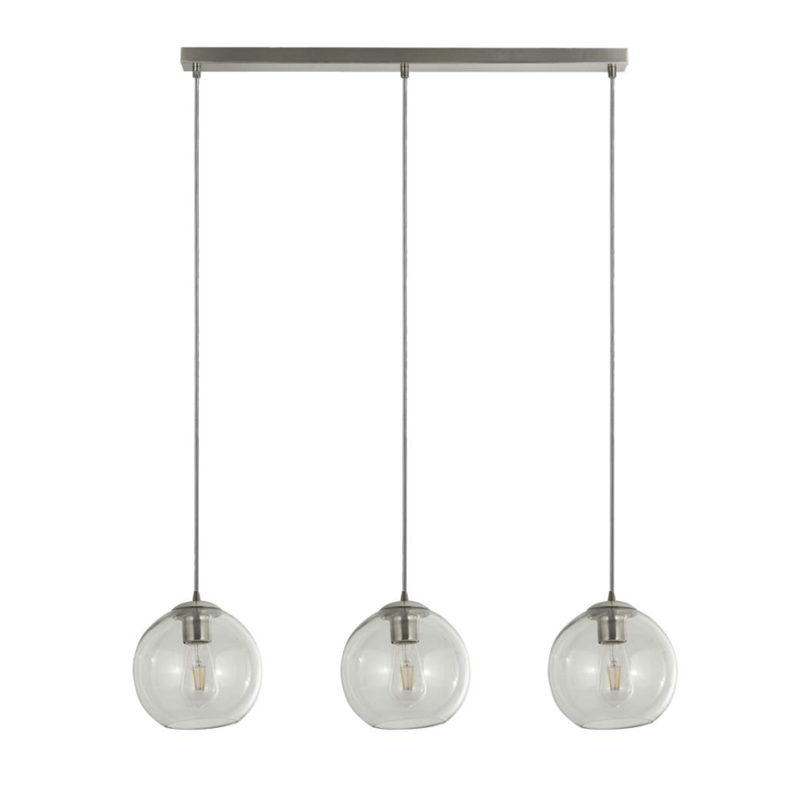 Searchlight - Pendel PENDANT 3xE27/40W/230V mat krom