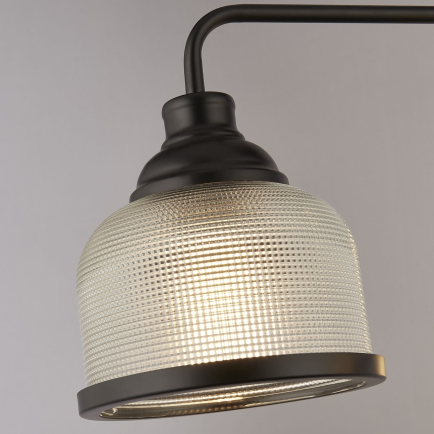 Searchlight - Pendel med kædeophæng BISTRO 3xE27/60W/230V sort