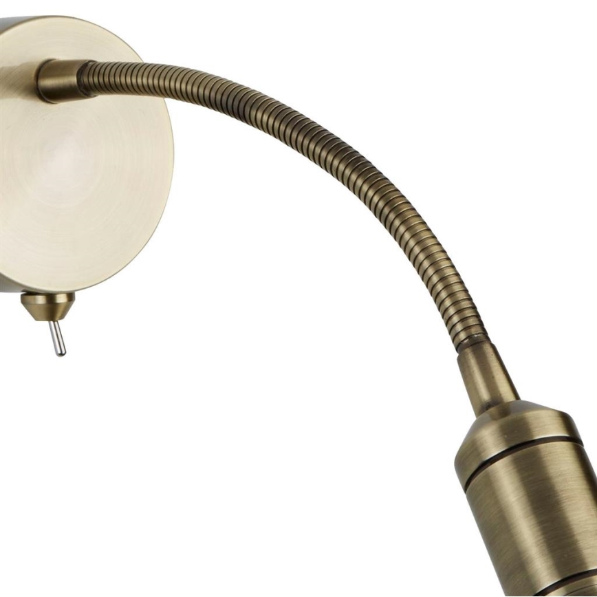 Searchlight - LED Fleksibel lille lampe ADJU LED/1W/230V messing
