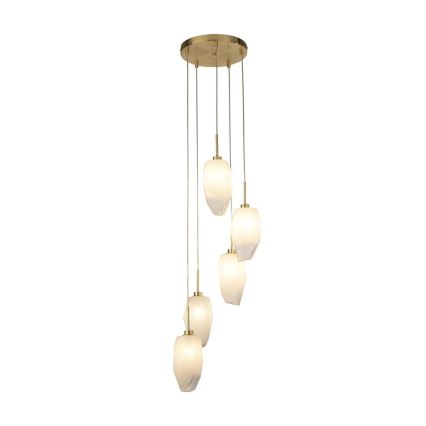 Searchlight - Pendel på wire ROCKY 5xG9/33W/230V