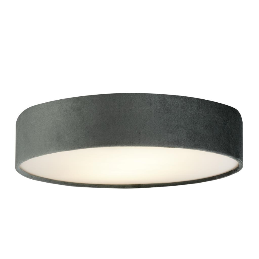 Searchlight - Loftlampe DRUM 3xE27/60W/230V grå