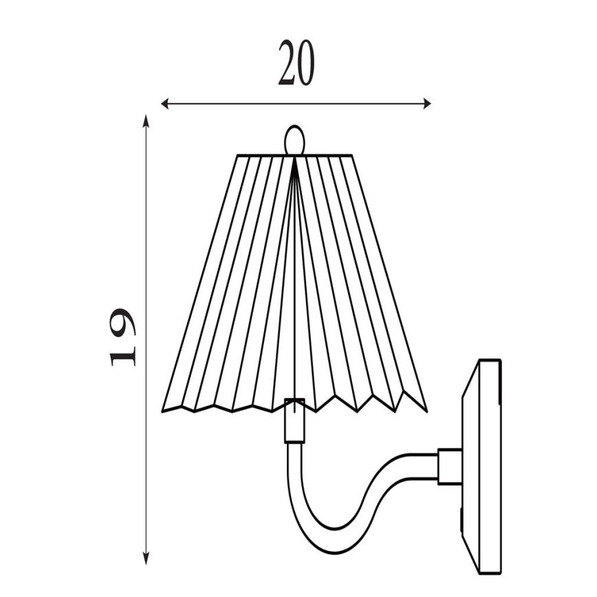 Searchlight - LED-dæmpbar væglampe DANISH LED/1,5W/230V