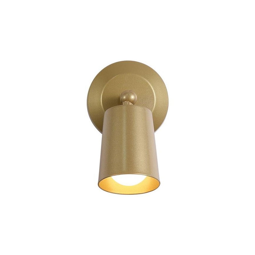 Searchlight - LED Dæmpbar genopladelig væglampe CONE LED/1,5W/5V guld