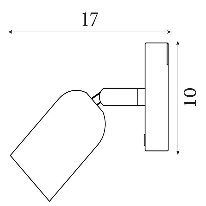 Searchlight - LED Dæmpbar Genopladelig Væglampe CONE LED/1,5W/5V grøn