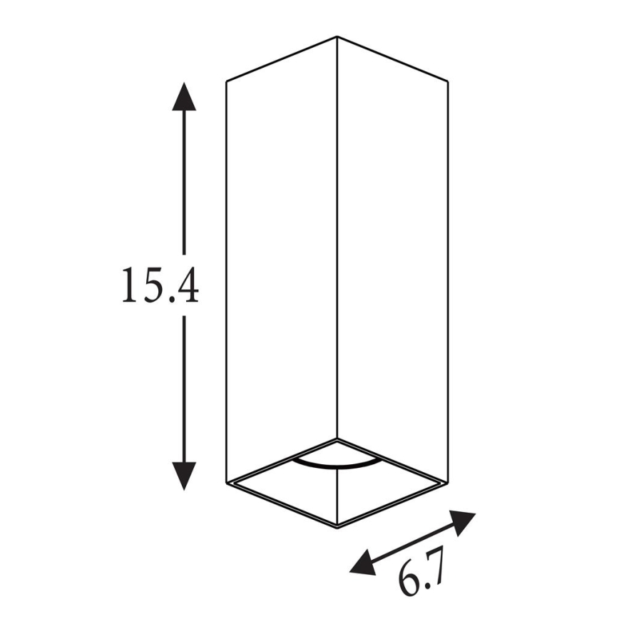 Searchlight - Væglampe DON 2xGU10/10W/230V hvid