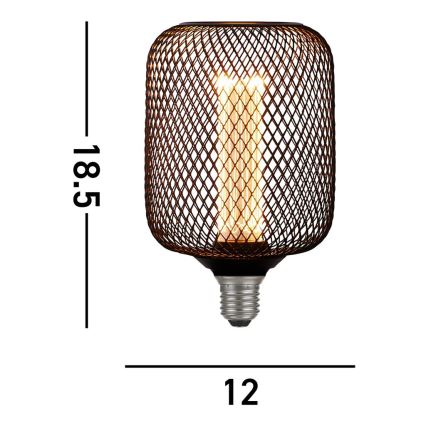 Searchlight - LED-dæmpbar dekorationspære WIRE MESH E27/4,5W/230V 2700K