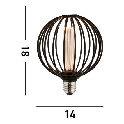Searchlight - LED dæmpbar dekorationspære GLOBE E27/4,5W/230V 2700K