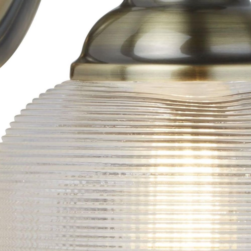 Searchlight - Væglampe BISTRO 1xE27/60W/230V messing