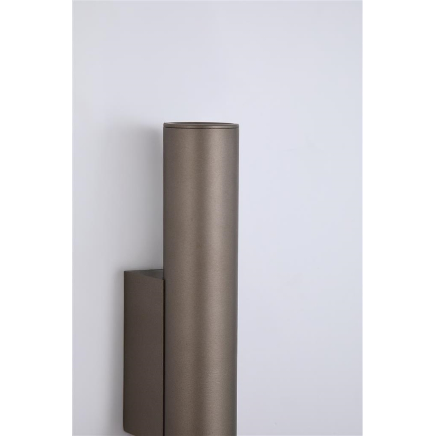 Searchlight - Væglampe BEACON 2xGU10/10W/230V brun