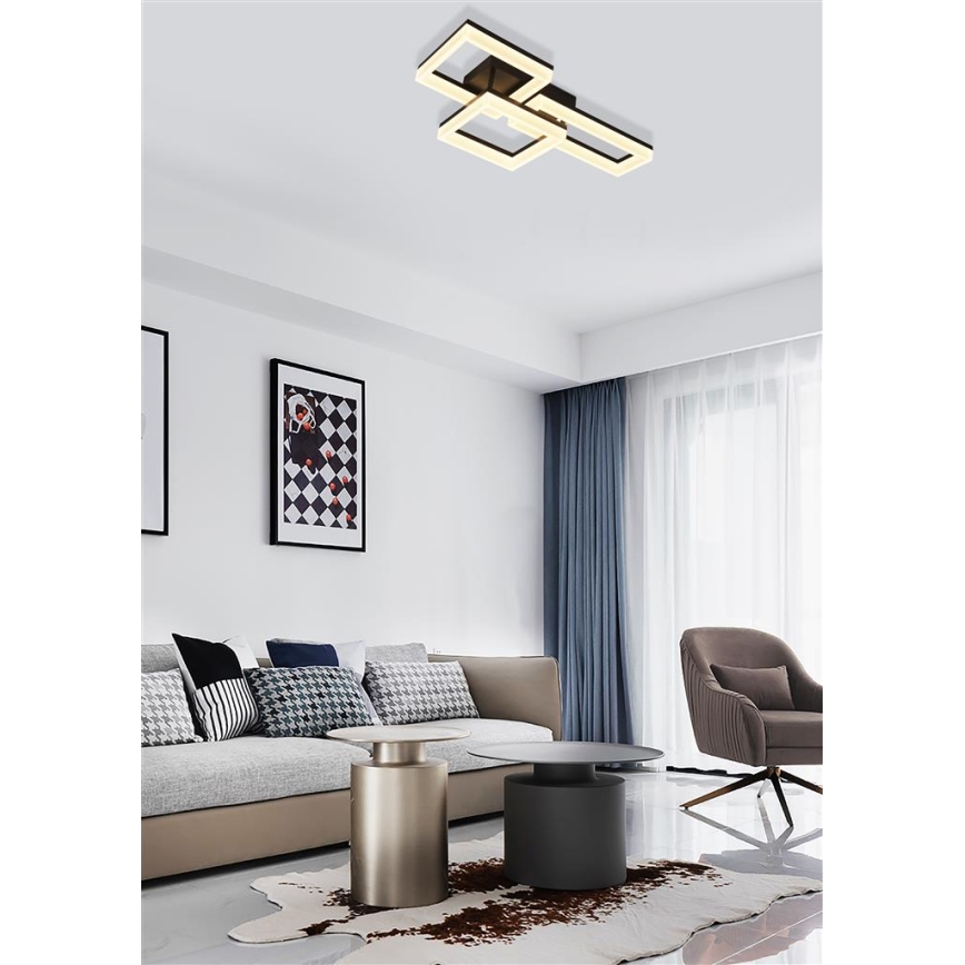 Searchlight - LED-dæmpbar loftlampe WALL ART II LED/30W/230V 32x60 cm