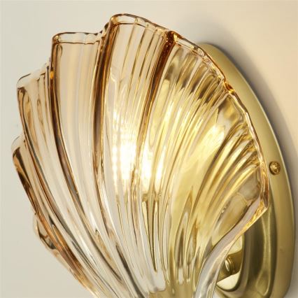 Searchlight - Væglampe SHELL 1xG9/7W/230V røgfarvet