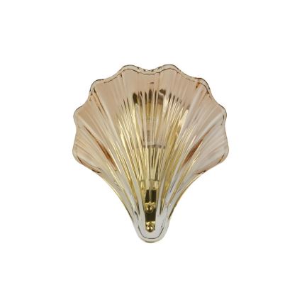 Searchlight - Væglampe SHELL 1xG9/7W/230V røgfarvet