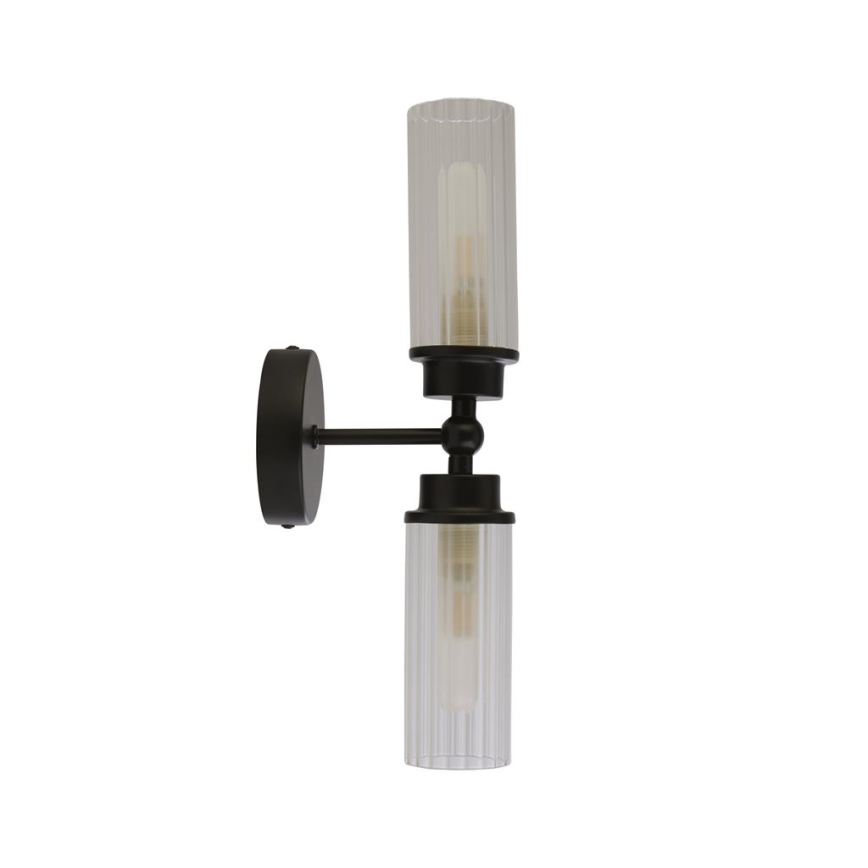 Searchlight - Væglampe IMPERIAL 2xG9/33W/230V sort