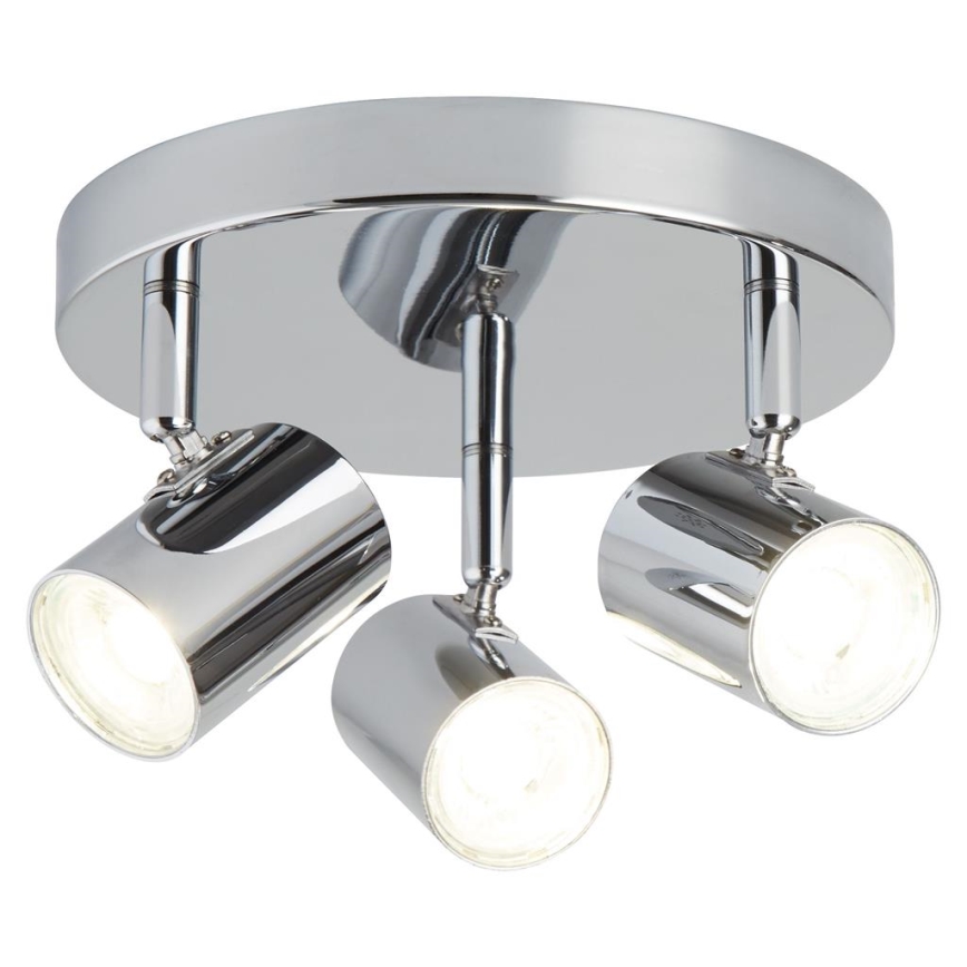 Searchlight - LED spotlampe ROLLO 3xLED/4W/230V skinnende krom