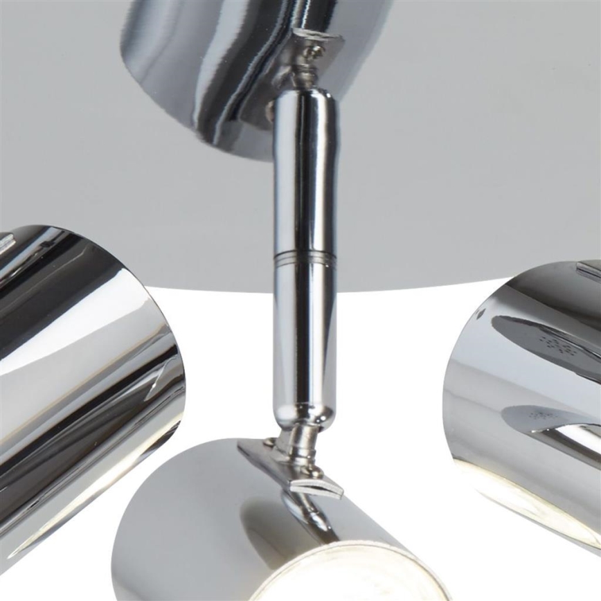 Searchlight - LED spotlampe ROLLO 3xLED/4W/230V skinnende krom