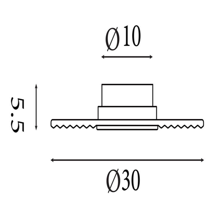 Searchlight - LED dæmpbar vægarmatur CLEO LED/9,4W/230V sort