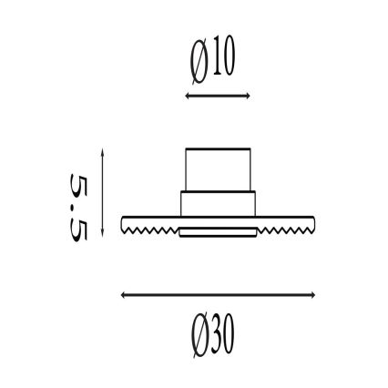 Searchlight - Dæmpbar LED-væglampe CLEO LED/9,4W/230V grå
