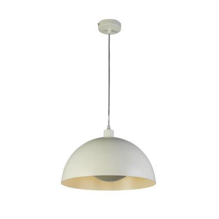 Searchlight - Pendel på kabel MARS 1xE27/60W/230V Ø 25 cm, cremefarvet