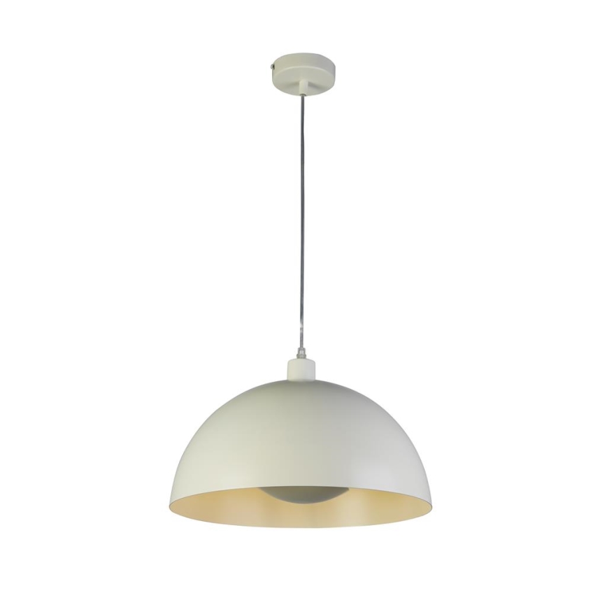 Searchlight - Pendel på kabel MARS 1xE27/60W/230V Ø 25 cm, cremefarvet
