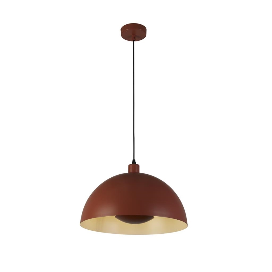 Searchlight - Pendel på kabel MARS 1xE27/60W/230V Ø 25 cm teglrød