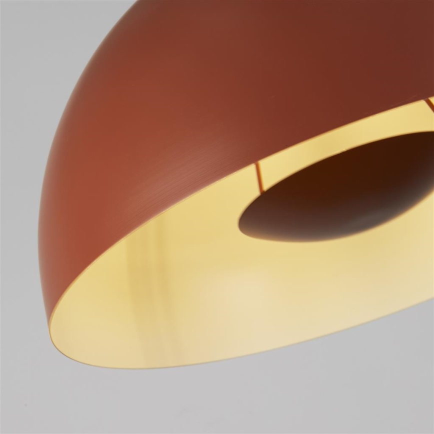 Searchlight - Pendel på kabel MARS 1xE27/60W/230V Ø 25 cm teglrød