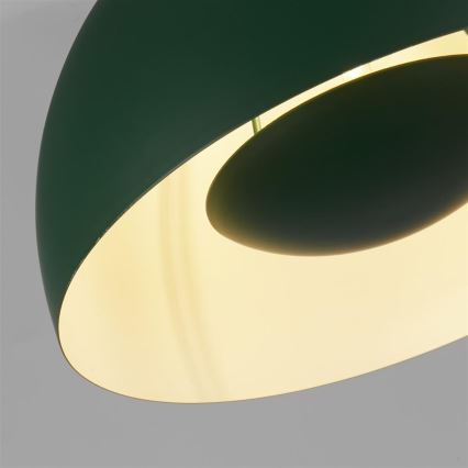 Searchlight - Pendel på wire MARS 1xE27/60W/230V Ø 40 cm grøn