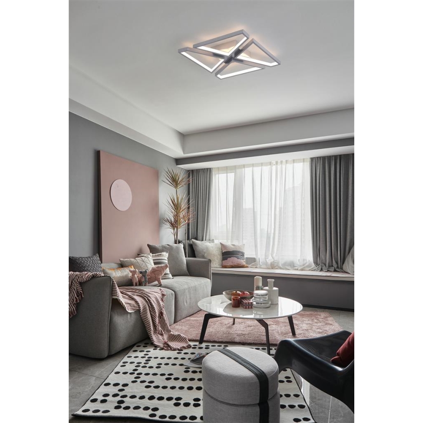 Searchlight - Dæmpbar LED-loftlampe QUATRO LED/29W/230V 40x40 cm