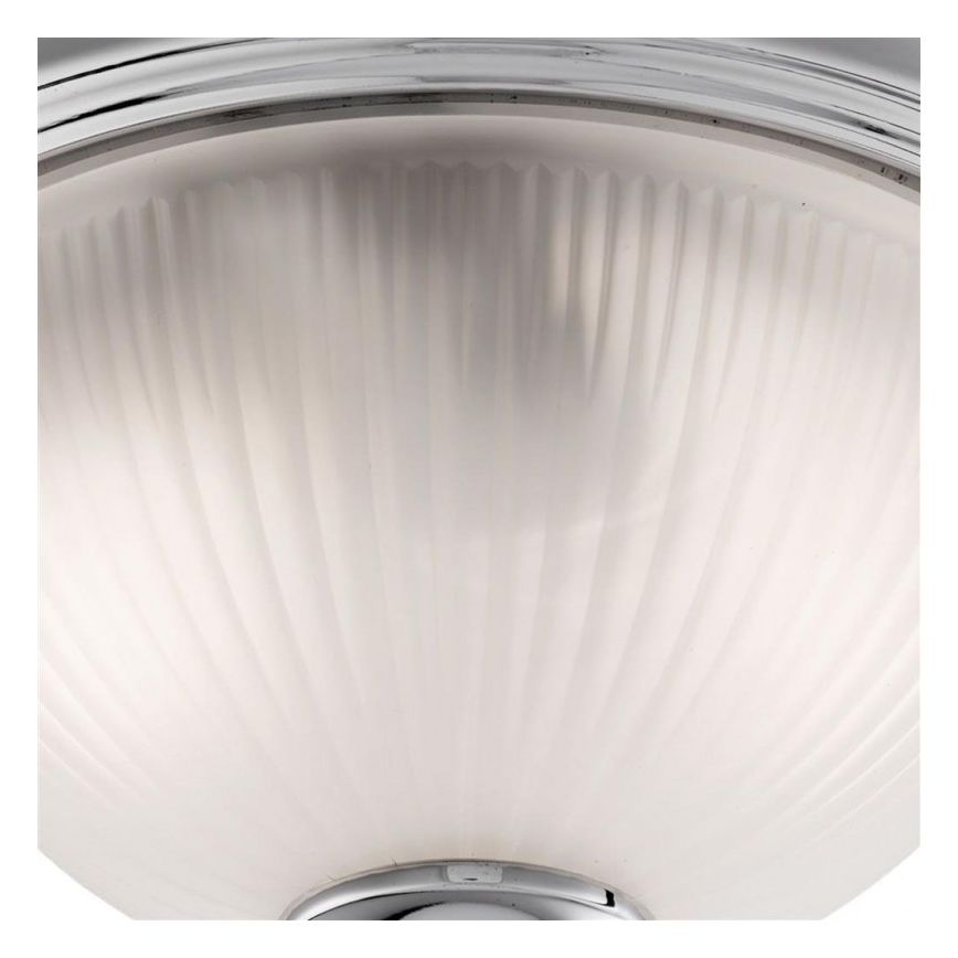 Searchlight - Loftlampe FLUSH 2xE14/40W/230V skinnende krom