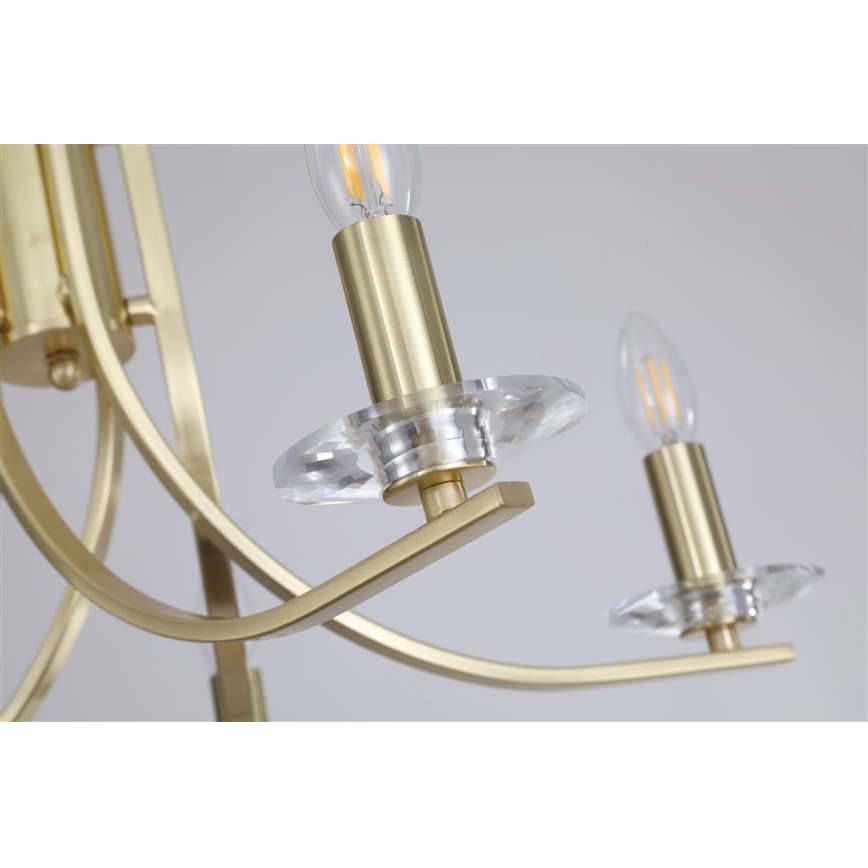 Searchlight - Lysekrone på kæde ASCONA 5xE14/60W/230V