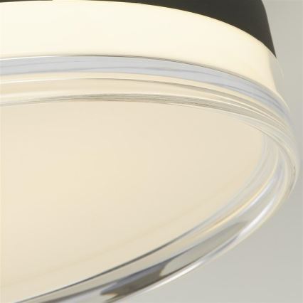 Searchlight - LED loftlampe CYPRUS LED/21W/230V Ø 30 cm sort