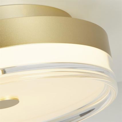 Searchlight - LED loftlampe CYPRUS LED/21W/230V Ø30 cm guld