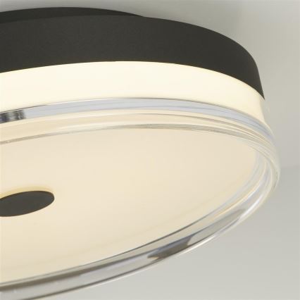 Searchlight - LED-loftlampe CYPRUS LED/29W/230V Ø 40 cm sort