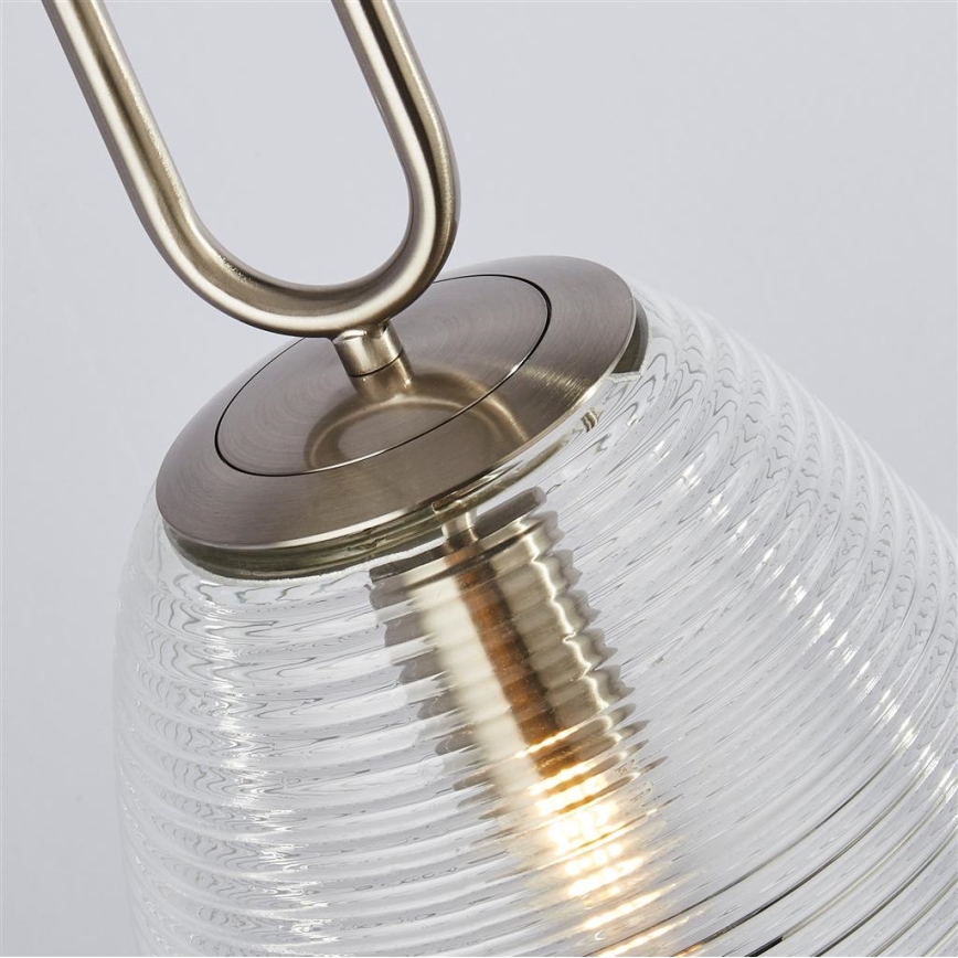 Searchlight - Pendel ELIXIR 1xE27/60W/230V transparent