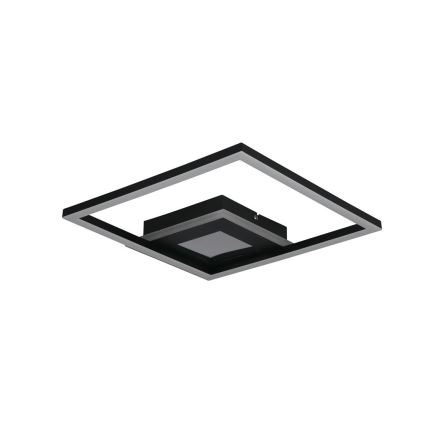 Searchlight - LED dæmpbar loftlampe QUADRATE LED/24W/230V 36x36 cm sort