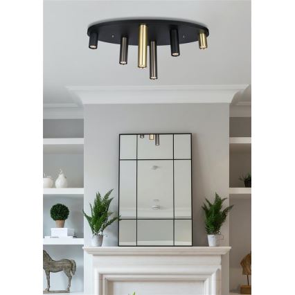 Searchlight - Loftlampe TUBES 6xGU10/10W/230V 80x30 cm