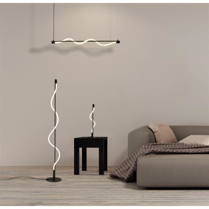 Searchlight - LED loftlampe på kabel SERPENT LED/15W/230V sort