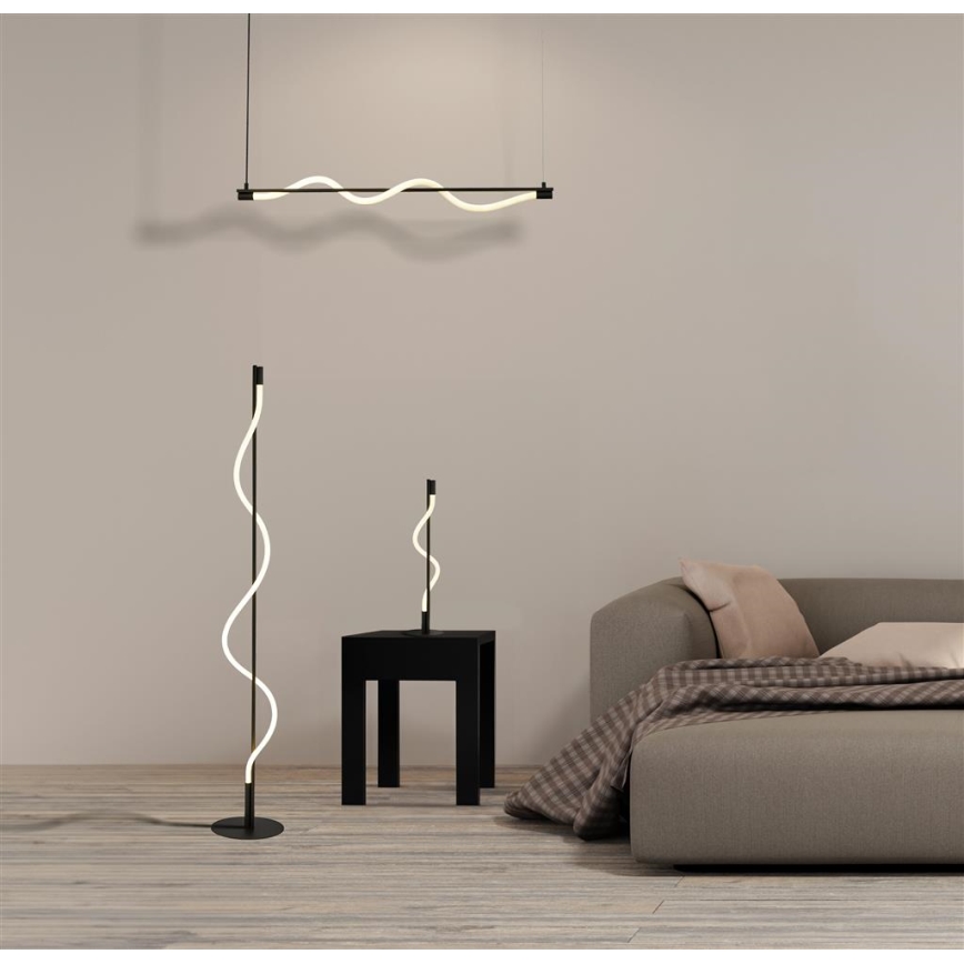 Searchlight - LED loftlampe på kabel SERPENT LED/15W/230V sort