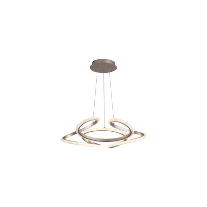 Searchlight - LED-dæmpbar pendel på kabel DOODLE LED/40W/230V messing