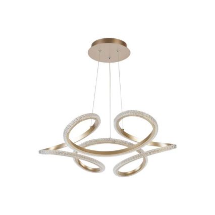 Searchlight - LED-dæmpbar pendel på kabel DOODLE LED/40W/230V messing